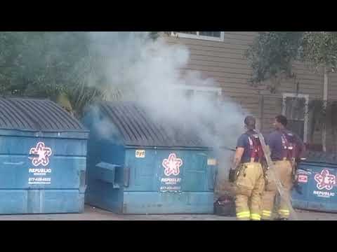 Dumpster On Fire