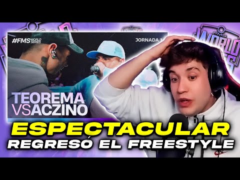 REGRESÓ ACZINO CON LA MEJOR BATALLA DE LA FECHA 😈🇲🇽 ACZINO VS TEOREMA - KAPO 013 VOTA LA FMS WS J01