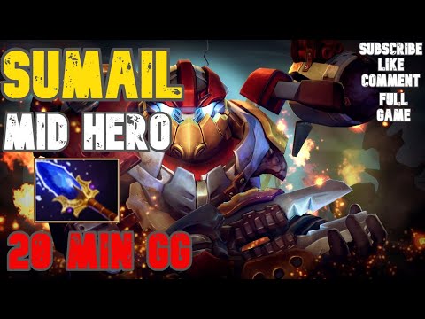 Sumail NEW META MID Clockwerk Aghanim's Scepter BUILD Ownage Pro Allstars game