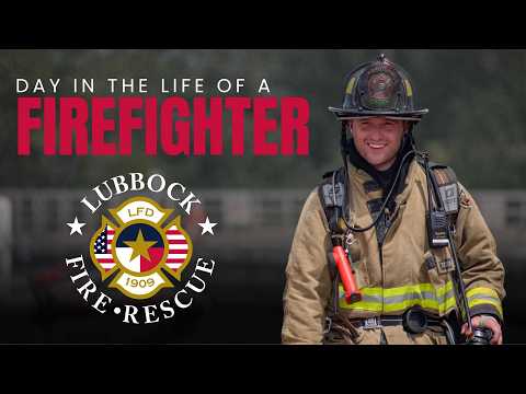 Day In The Life of a Firefighter | Lubbock Fire Rescue (Station No. 8)