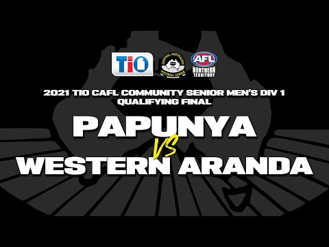 2021 TIO CAFL Community Senior Men's Div 1 Qualifying Final: Papunya vs Western Aranda