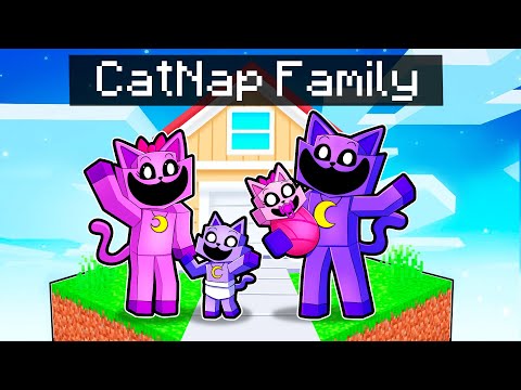 CATNAP FAMILY in Minecraft?! Block Buddies