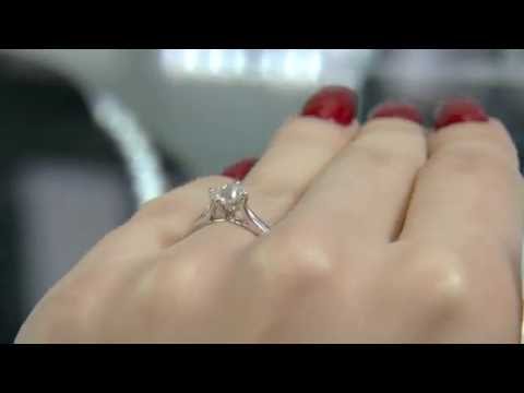 0.70ct Round Cut Diamond Solitaire Engagement Ring DR016