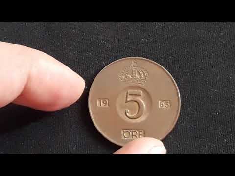 SWEDEN 5 Öre "Gustaf VI Adolf" 1952-1971 | Coin Encyclopedia