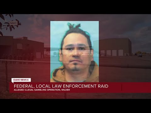 Federal, local law enforcement raid alleged illegal gambling operation in Wilder