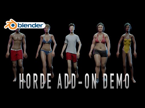 Horde Add-on for Blender 3D: Quickstart Video