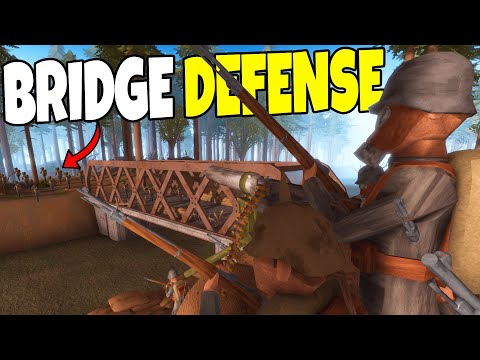 Can German Army Hold BRIDGE DEFENSE in NEW WWI Battle Simulator?!