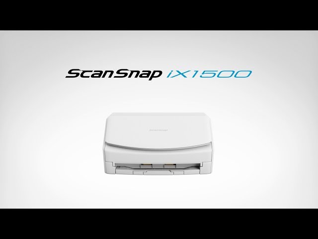 Vidéo teaser pour ScanSnap iX1500 Introduction