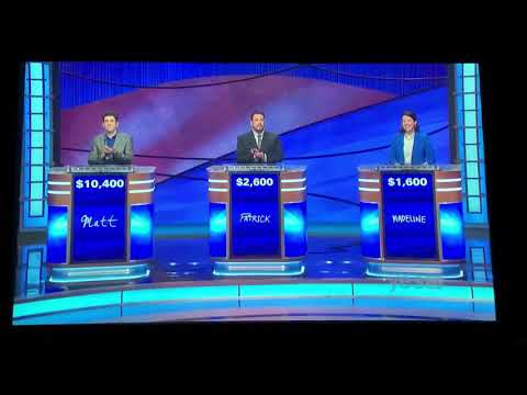 Double Jeopardy, Matt Amodio Day 13 - 2nd Daily Double (8/6/21)