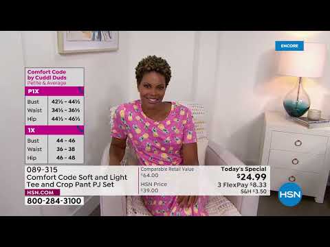 HSN | Comfort Code by Cuddl Duds 2nd Anniversary 04.28.2022 - 06 AM