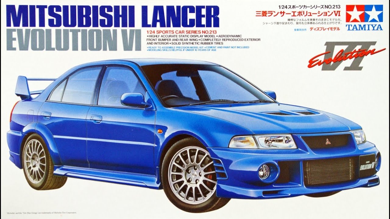 タミヤ　Mitsubishi Lancer Evolution IV 1/24 Mitsubishi Lancer Evolution VI