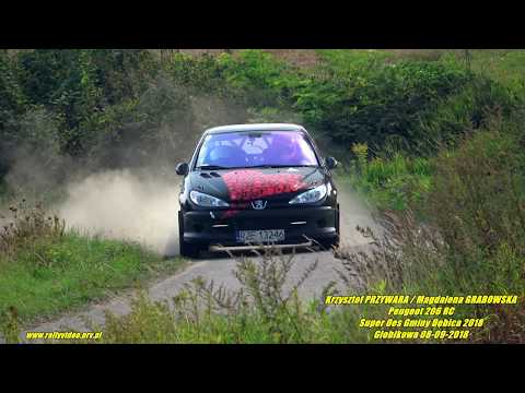 K. PRZYWARA / M. GRABOWSKA - Peugeot 206 RC - kjs Super Oes Gminy Dębica 2018 Głobikowa 08-09-2018