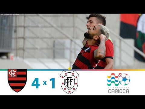 Melhores Momentos - Flamengo 4 x 1 Americano - Campeonato Carioca (24/02/2019)