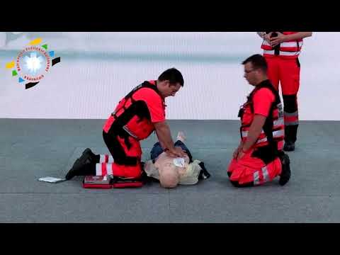 „Zasady udzielania pierwszej pomocy”. ODCINEK piąty: „Resuscytacja krążeniowa z metodą usta usta”.