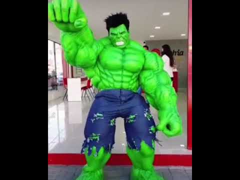 Incrível Hulk na onda do tik tok