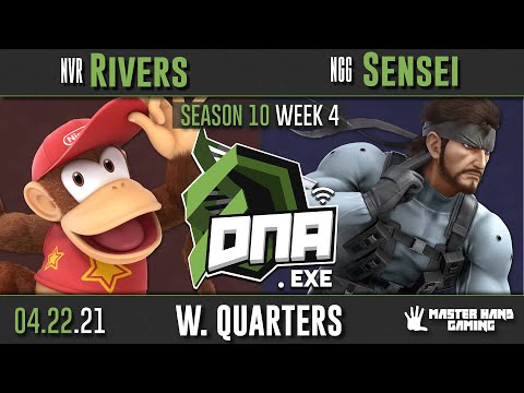 DNA.EXE S10:W4 - NVR | Rivers (Diddy Kong) Vs. NGG | Sensei (Pyra, Mythra, Snake) - W Quarterfinals