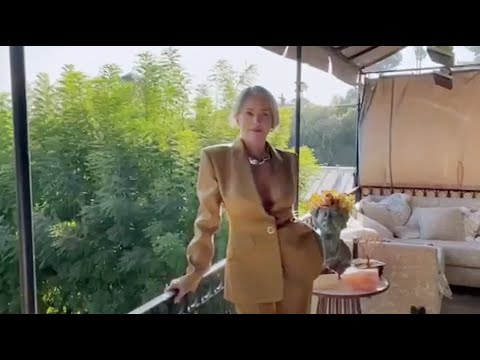 Sharon Stone opens Paris Fashion Week Womenswear Spring-Summer 2021