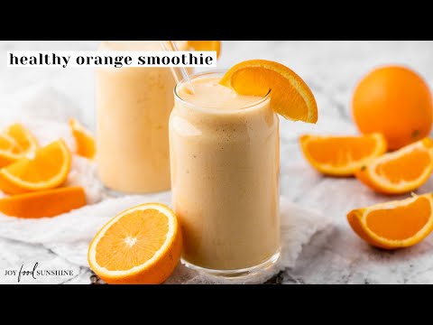 Healthy Orange Smoothie Recipe