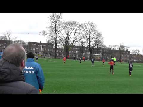 8 febr 2014 DHSC D1 - VV De Meern D4 com 5-2 Uitstekende redding Jens