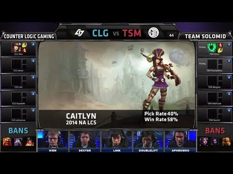 CLG vs TSM | 2014 NA LCS Spring split S4 W5D2 G4 | TSM vs CLG Week 5 Day 1 full game HD