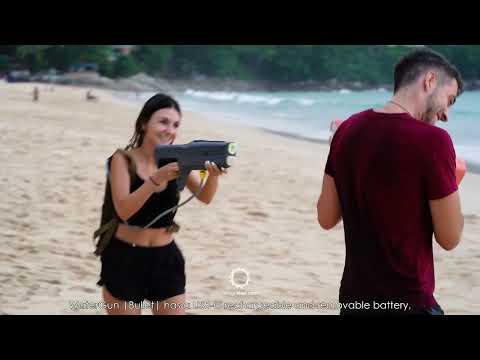 WaterGun |Bullet| & |Pressure Clean| - Electric Water Gun Series - DesignNest.com