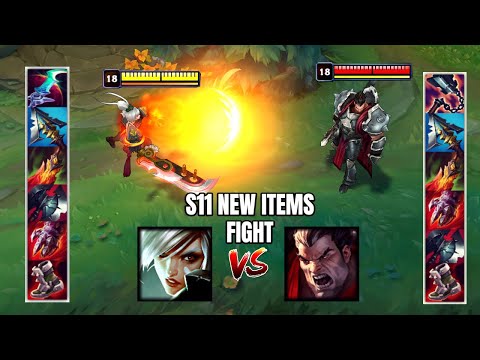 RIVEN vs DARIUS S11 NEW ITEMS FULL BUILD FIGHTS & S11 Gameplay!