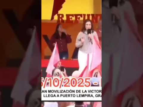 Sus Opositores Andan De Vacaciones, Rixi Moncada En Puerto lempira, GraciasDios.#RixiPresidenta 🌺✌🏻
