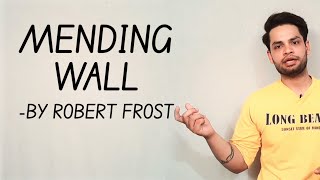 Mending Wall by Robert Frost in Hindi