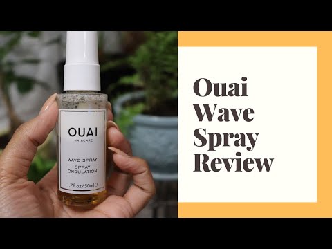 OUAI WAVE SPRAY REVIEW ON NATURALLY WAVY HAIR