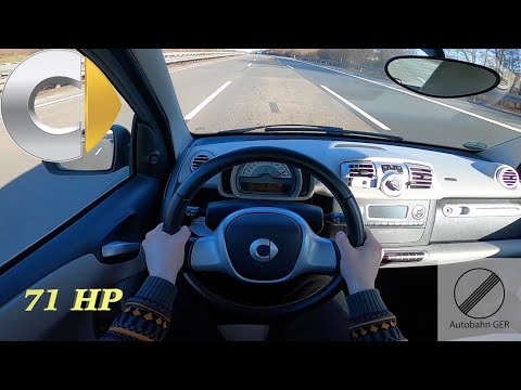 Smart 2013 | 71 HP | German Autobahn | Top Speed
