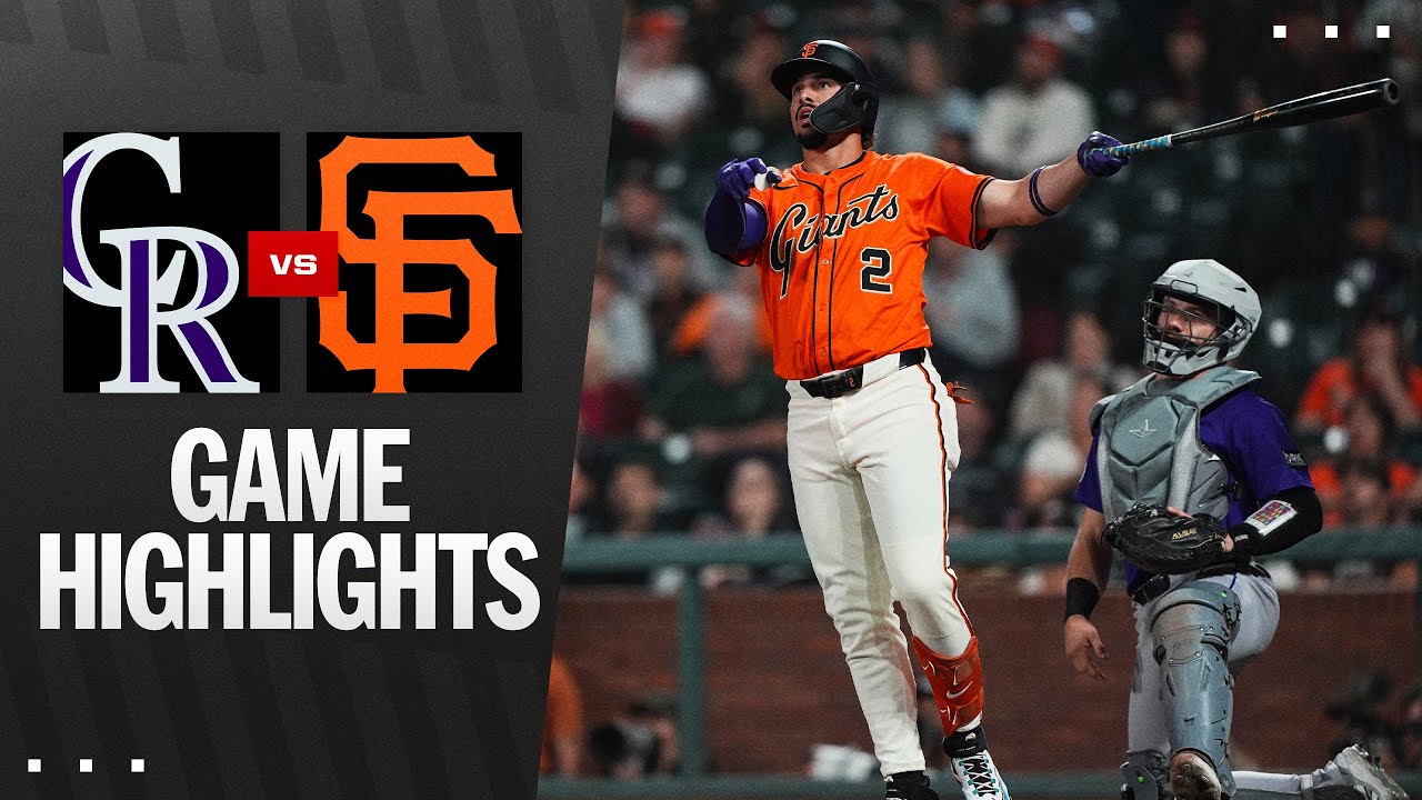 Rockies vs. Giants Game Highlights (9/26/25) | MLB Highlights