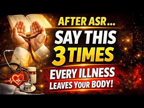 After Asr, Say This 3 Times – Every Illness Leaves Your Body