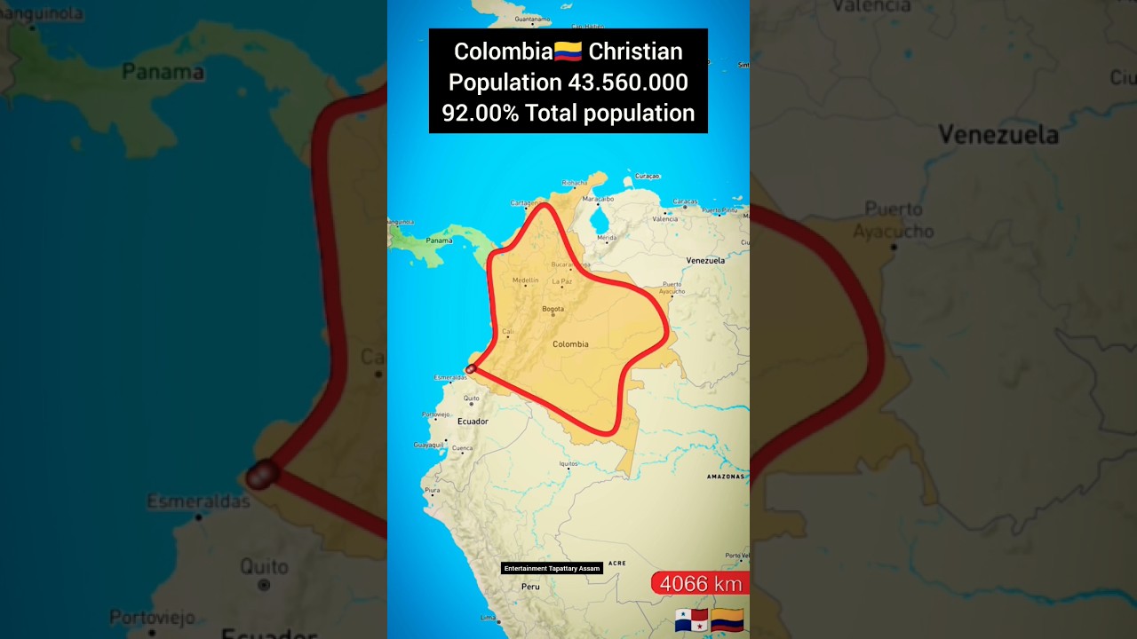 Colombia🇨🇴 Christian✝ County full location maps Bus travel #short #colombia #maps