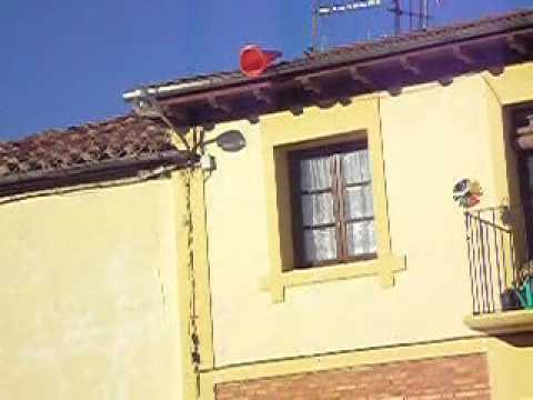 cono volando por un petarde en salas de bureba