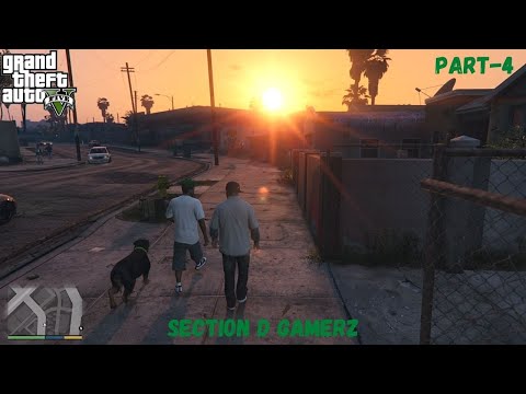 GTA V - Full HD- Walkthrough Part 4 [1 Mission - Chop, 2 Side Missions - Pulling Favors, Shift Work]
