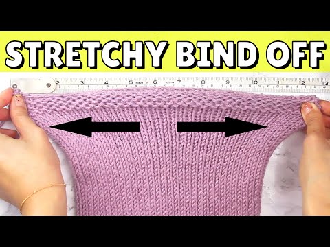 STRETCHY BIND OFF for Beginners (game changing!)