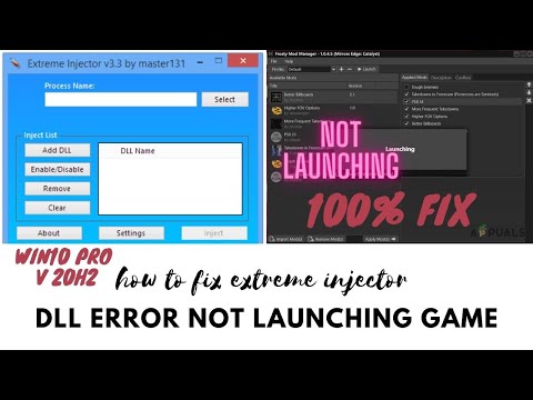 how to fix extreme injector not opening game after applying mod with frostymod manager | win10 v20H2