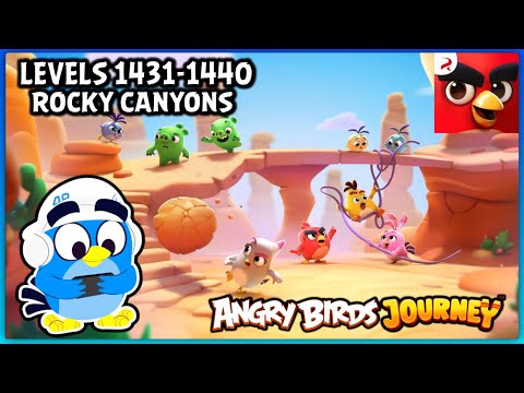 Angry Birds Journey Walkthrough / Levels 1431-1440 (Rocky Canyons)