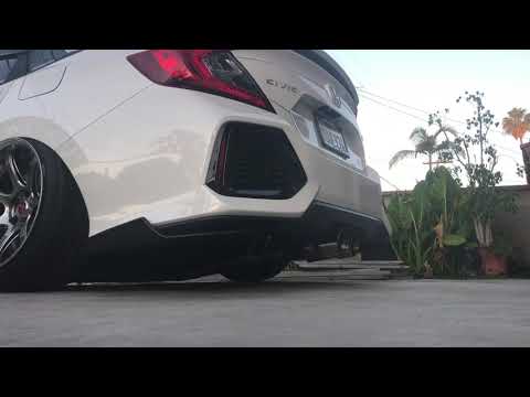 PRL Downpipe & AWE Track Exhaust 10th gen civic Si