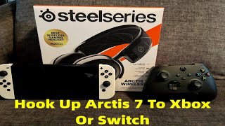 Steelseries Arctis Series 7 Wireless Headset Easy Hook Up To Xbox - Nintendo Switch