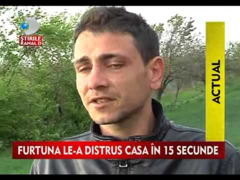 Casa unei familii de patru persoane spulberata in 15 secunde de o tornada