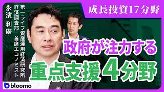 【永濱利廣】成長投資17分野の期待と現実 — 国はどこに賭けるのか