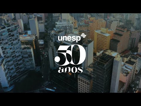 Institutional video celebrating 50 years of Unesp.