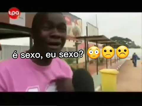 Angolano se enfurece com reporter apos pergunta sobre sexo ocasional