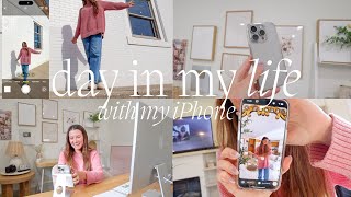 DAY IN MY LIFE with my iPhone 15 Pro! camera test, everyday uses, battery life, + MORE