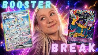 🌟 BOOSTER BREAK 🌟 Super Heroes i Terastal Gathering / Czy jest z nami Sylveon? 🩷 👉 snooweebreak.pl 👈