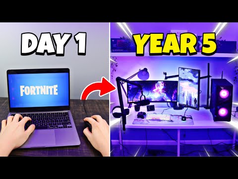 5 Year Gaming Setup Progression…