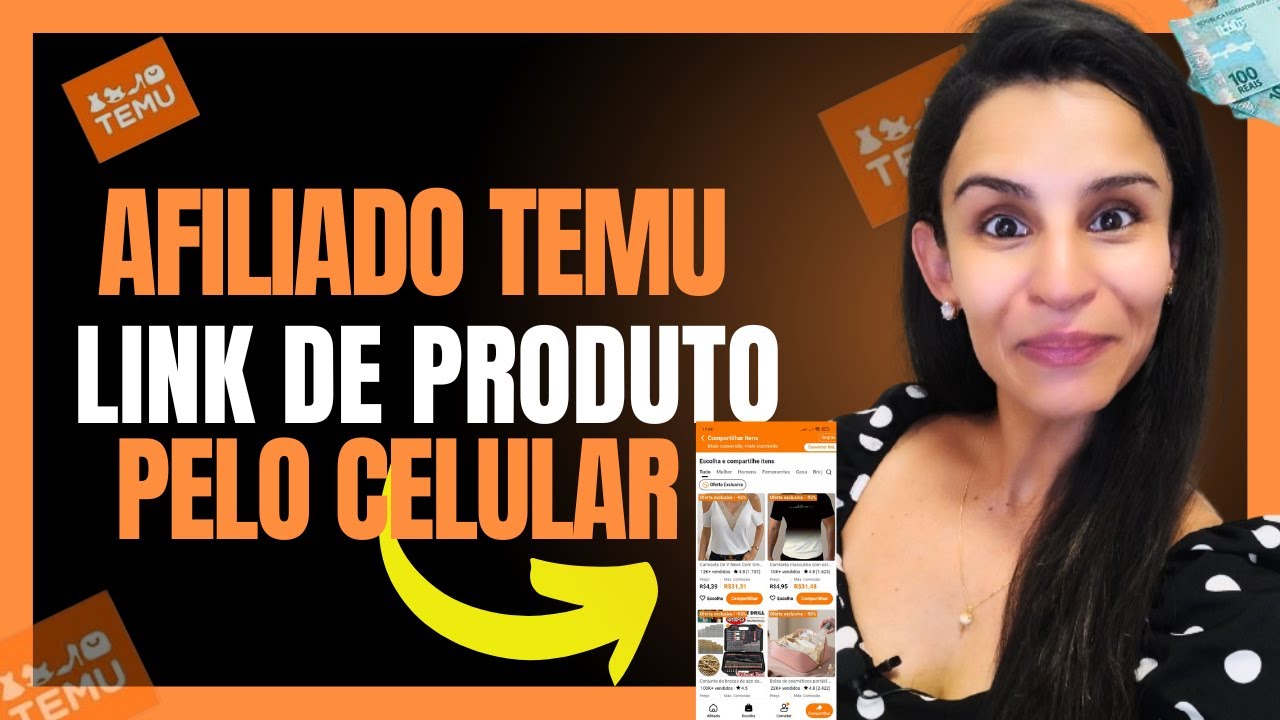 AFILIADO TEMU: Descubra Como Pegar LINK Pelo Celular de Produtos de Forma Correta (Passo a Passo)