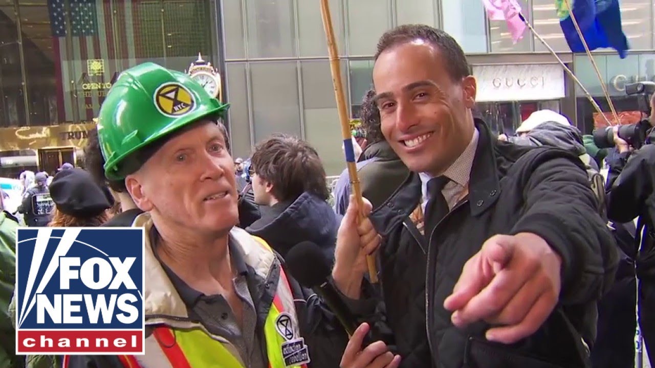 Happy Earth Day from protesting climate activists