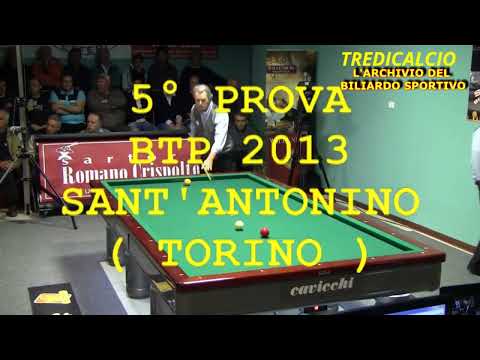 CIFALA' vs SILVESTRI -  5^PROVA BILIARDO 2013 S. ANTONINO @TREDICALCIO
